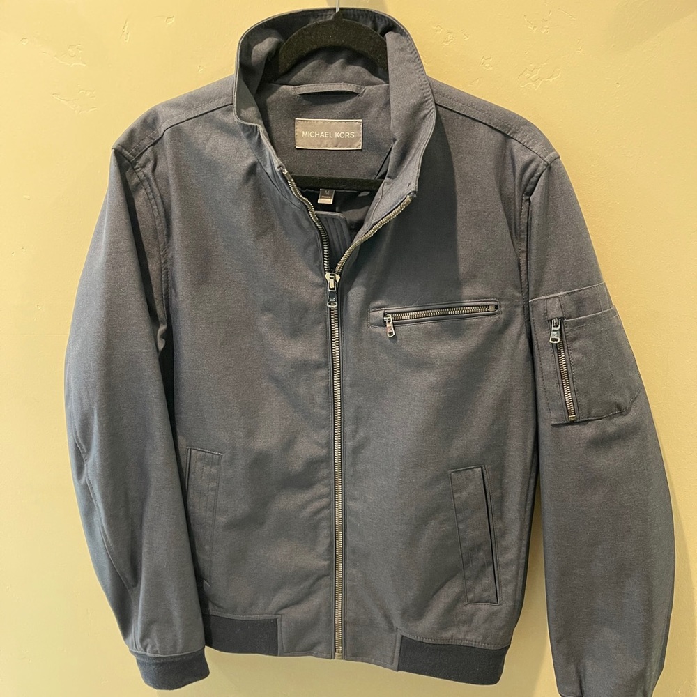 Michael Kors Bomber Jacket (Navy)